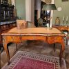 Schreibtisch Rokoko Bureau Plat Frankreich Louis XV gestempelt ROESSLE
