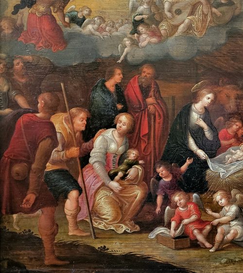 Frans Francken II 1581-1642 Die Anbetung der Hirten