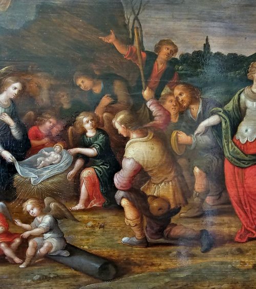 Frans Francken II 1581-1642 Die Anbetung der Hirten