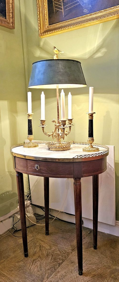 Alternative view of Beistelltisch Klassizismus Frankreich Louis XVI um 1780 gestempelt F.SCHEY