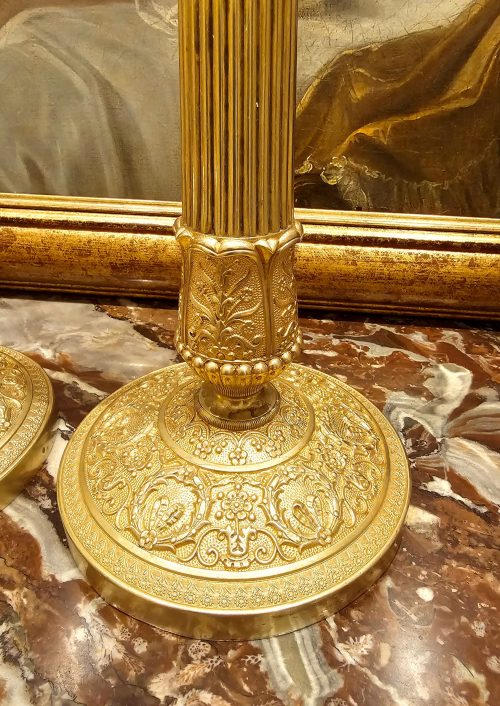 Kerzenleuchter Frankreich Empire um 1820 gestempelt GF Gérard-Jean Galle (1788-1846)