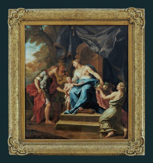 Alternative view of Samuel Massé 1672 Tours – 1753 Paris  Aeneas und Achates vor Dido - Expertise Francois Marandet London