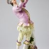 Meissen Porzellan Beckenspieler Modell von Johann Joachim Kaendler um 1750