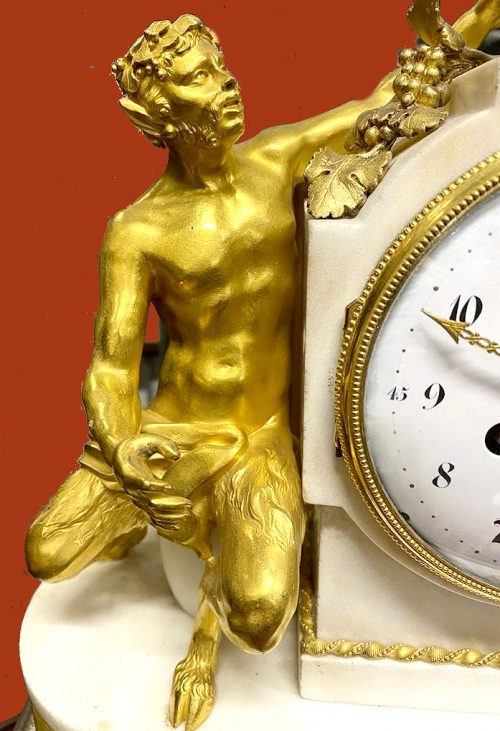 Pendule Kaminuhr Frankreich Louis XVI Klassizismus um 1780 signiert Grebert a Paris