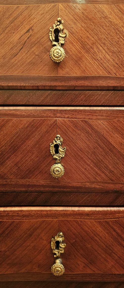 Schreibtisch Rokoko Bureau Plat Frankreich Louis XV Joseph Schmitz i.d.A.