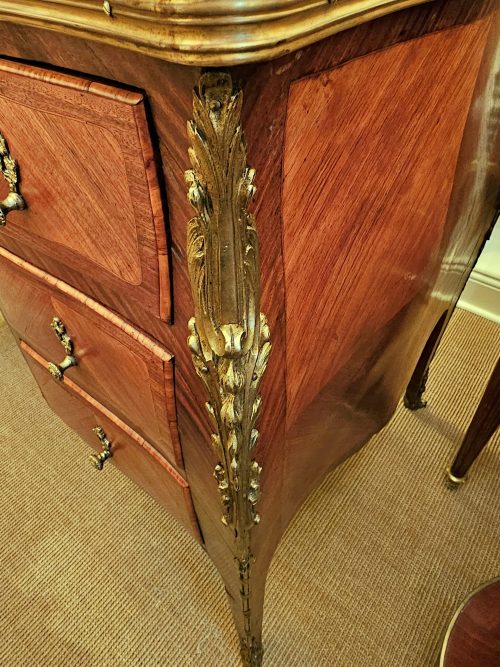 Schreibtisch Rokoko Bureau Plat Frankreich Louis XV Joseph Schmitz i.d.A.