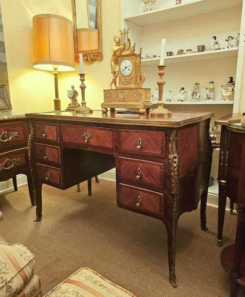 Schreibtisch Rokoko Bureau Plat Frankreich Louis XV Joseph Schmitz i.d.A.