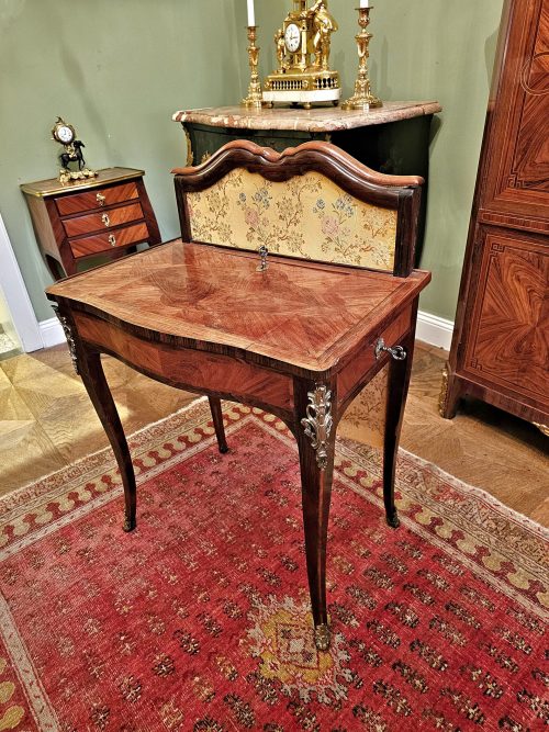 Verwandlungstisch Salontisch Rokoko mit Lichtschirm Frankreich Louis XV um 1760