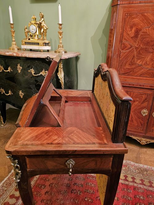 Verwandlungstisch Salontisch Rokoko mit Lichtschirm Frankreich Louis XV um 1760