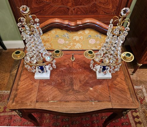 Verwandlungstisch Salontisch Rokoko mit Lichtschirm Frankreich Louis XV um 1760