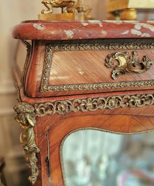 Vitrine Rokoko Louis XV Frankreich um 1760 gestempelt ROUSSEL