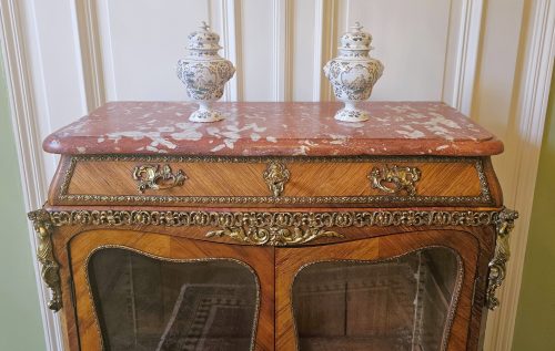 Vitrine Rokoko Louis XV Frankreich um 1760 gestempelt ROUSSEL – Bild 4