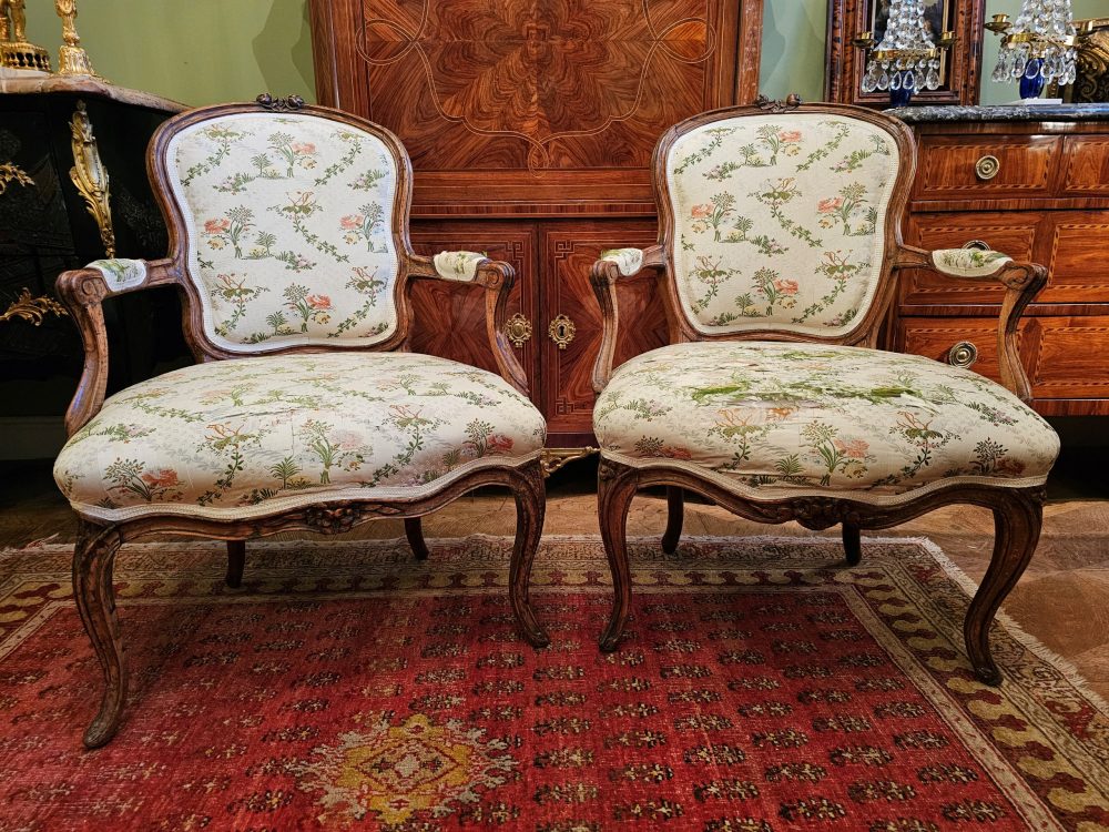 Fauteuils Sessel Rokoko Louis XV um 1750