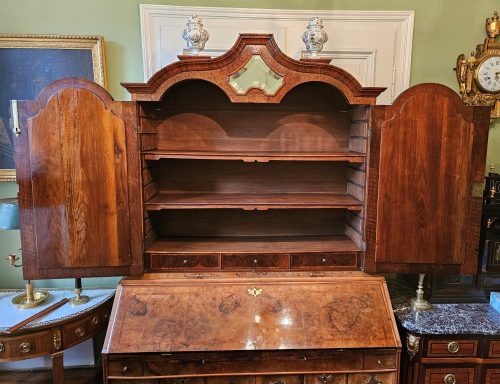 Schreibschrank Spiegelkabinett Kabinettschrank Barock 2.Viertel 18.Jh. Italien wohl Venedig