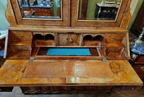 Schreibschrank Spiegelkabinett Kabinettschrank Barock 2.Viertel 18.Jh. Italien wohl Venedig