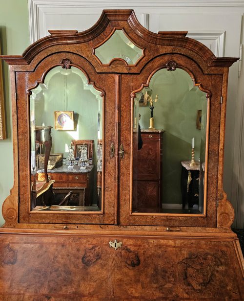 Schreibschrank Spiegelkabinett Kabinettschrank Barock 2.Viertel 18.Jh. Italien wohl Venedig