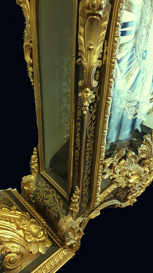 Carteluhr Boulle Frankreich Rokoko Louis XV datiert 1722 signiert J. PREVOST A PARIS