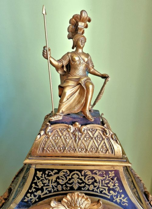 Carteluhr Boulle Frankreich Rokoko Louis XV datiert 1722 signiert J. PREVOST A PARIS