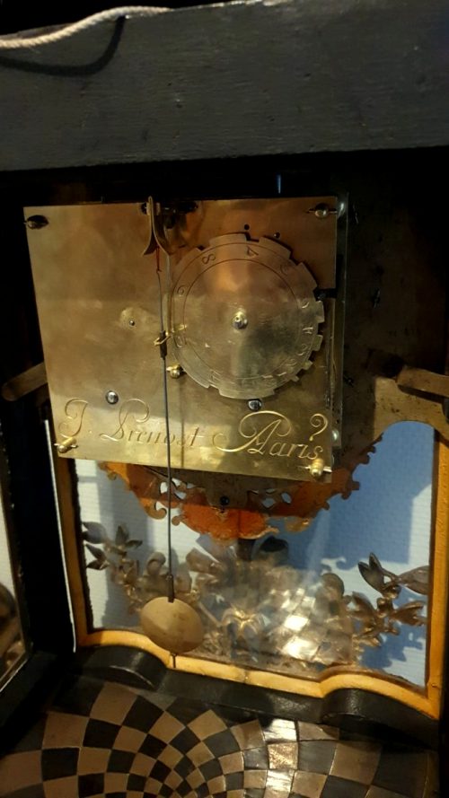 Carteluhr Boulle Frankreich Rokoko Louis XV datiert 1722 signiert J. PREVOST A PARIS