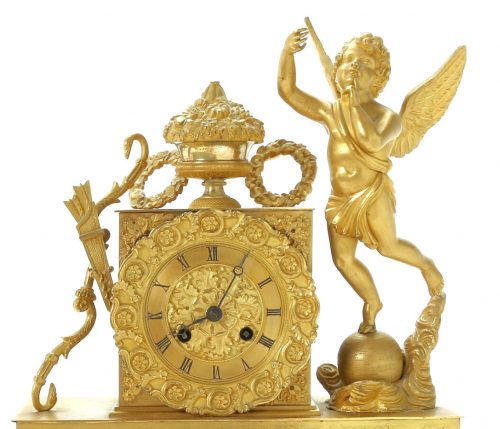Alternative view of Pendule Frankreich Empire um 1825 Cupido