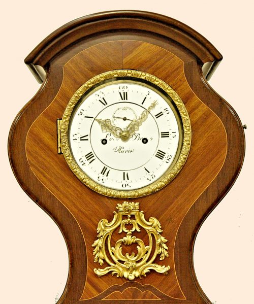 Standuhr Rokoko Frankreich Louis XV um 1750 Stunden-, Minuten- und Sekundenzeiger signiert Le Bon à Paris