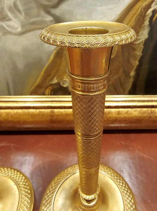 Alternative view of Kerzenständer Kerzenhalter Kerzenleuchter Empire Frankreich um 1810