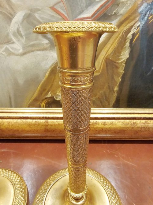 Kerzenständer Kerzenhalter Kerzenleuchter Empire Frankreich um 1810