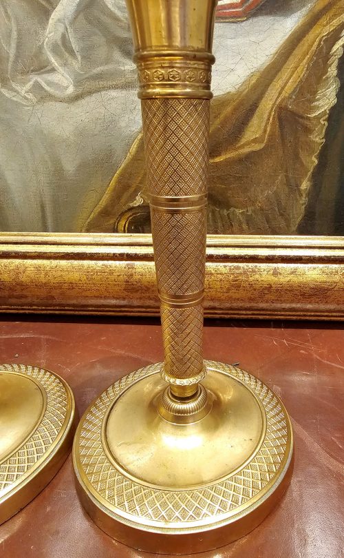 Kerzenständer Kerzenhalter Kerzenleuchter Empire Frankreich um 1810