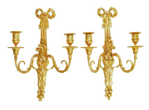 Wandlampen Klassizismus um 1780 Appliken Frankreich Louis XVI um 1780