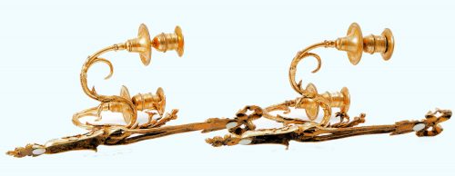 Wandlampen Klassizismus um 1780 Appliken Frankreich Louis XVI um 1780