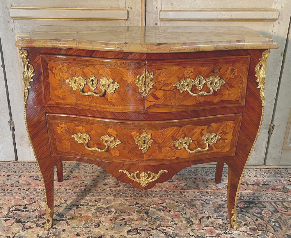 Kommode Rokoko Frankreich Louis XV gestempelt GALET