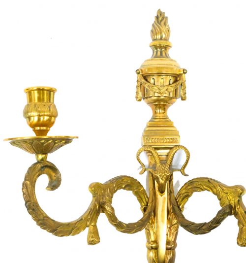 Alternative view of Wandlampe Klassizismus Applike Schweden Louis XVI um 1790