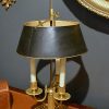 Schreibtischlampe Klassizismus Bouillotte Frankreich Louis XVI um 1790