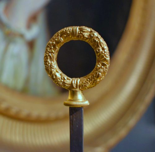 Schreibtischlampe Klassizismus Bouillotte Frankreich Louis XVI um 1790