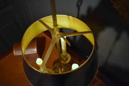 Schreibtischlampe Klassizismus Bouillotte Frankreich Louis XVI um 1790