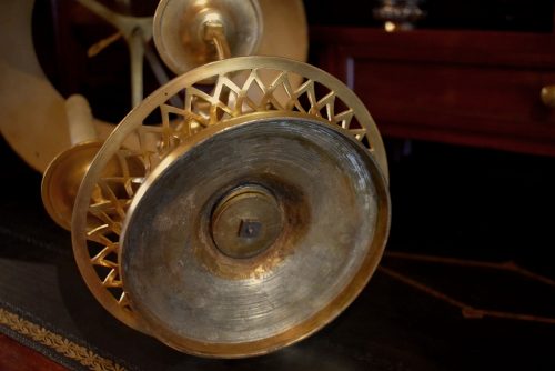 Schreibtischlampe Klassizismus Bouillotte Frankreich Louis XVI um 1790