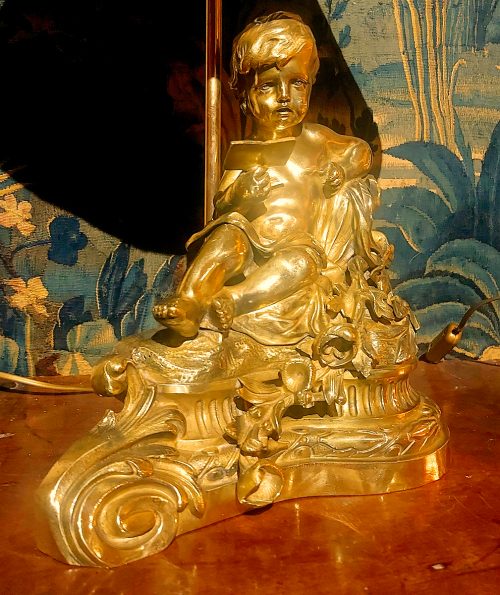 Lampen Paar Klassizismus Kaminböcke Frankreich Louis XVI