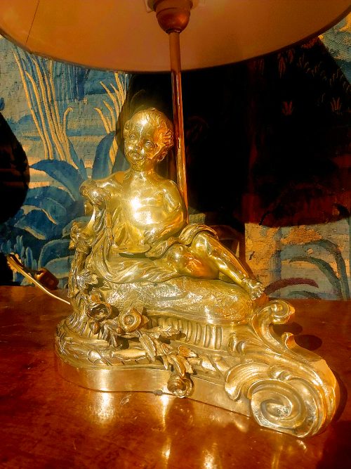 Lampen Paar Klassizismus Kaminböcke Frankreich Louis XVI