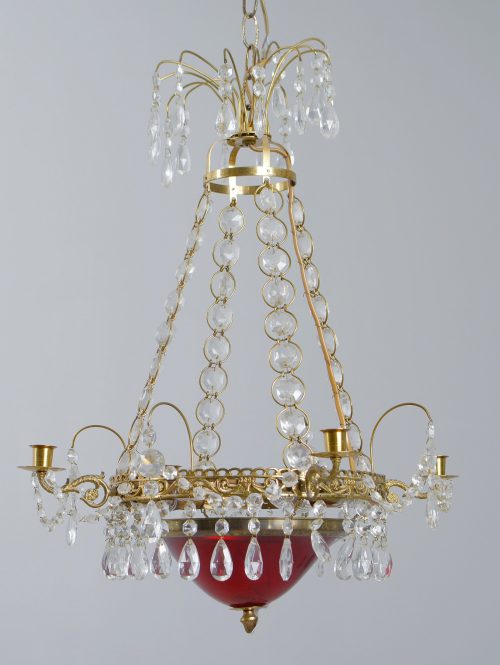 Alternative view of Ampel Lüster Deckenlampe Empire 19.Jh.