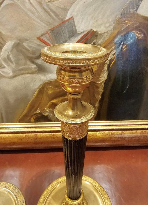 Alternative view of Kerzenständer Kerzenhalter Empire Frankreich um 1820