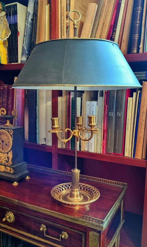 Tischlampe Schreibtischlampe Klassizismus Bouillotte Frankreich Louis XVI um 1780