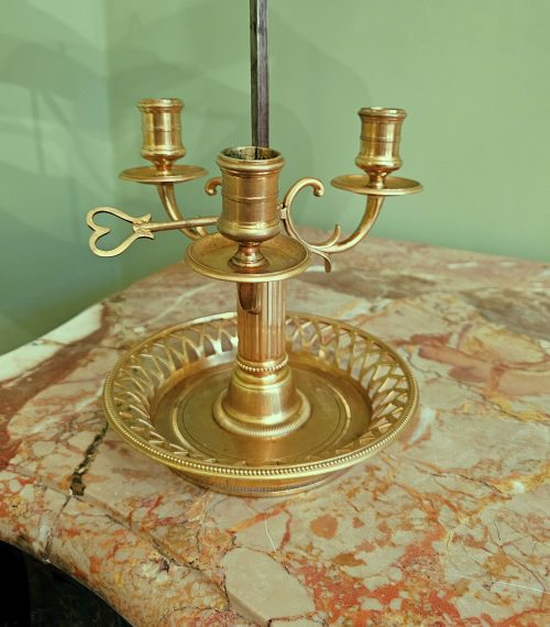Tischlampe Schreibtischlampe Klassizismus Bouillotte Frankreich Louis XVI um 1780