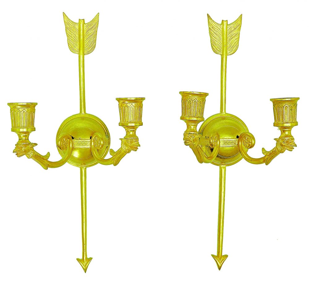 Wandlampen Appliken Empire Rußland um 1810