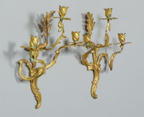 Appliken Wandlampen Rokoko Frankreich Louis XV