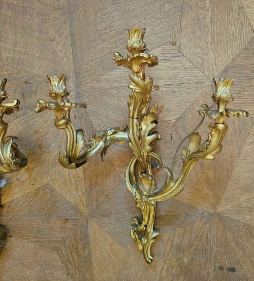 Wandlampen Appliken Rokoko Frankreich Louis XV