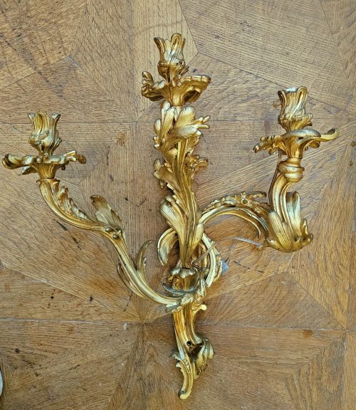 Wandlampen Appliken Rokoko Frankreich Louis XV