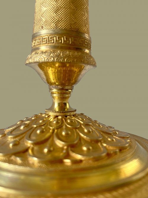 Alternative view of Kerzenständer Kerzenhalter Empire Frankreich um 1820