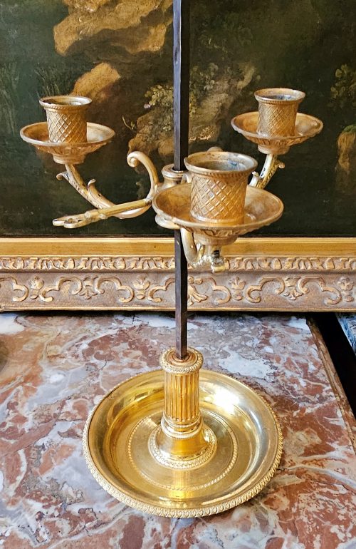 Alternative view of Lampe Schreibtischlampe Bouillotte Empire Frankreich um 1800