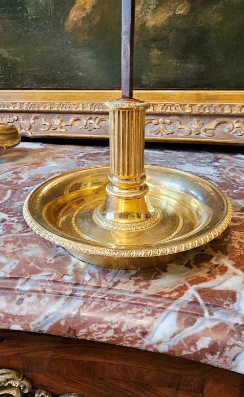 Lampe Schreibtischlampe Bouillotte Empire Frankreich um 1800