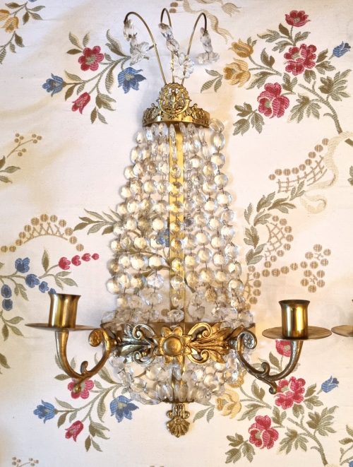 Alternative view of Wandlampen Empire Appliken Schweden